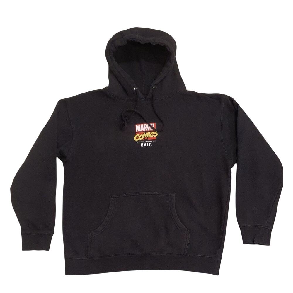 BAIT X Marvel Comics Carnage vs Venom Pullover Hoodie Sweatshirt Mens Size Large